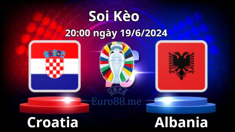 Trận đấu giữa Croatia và Albania